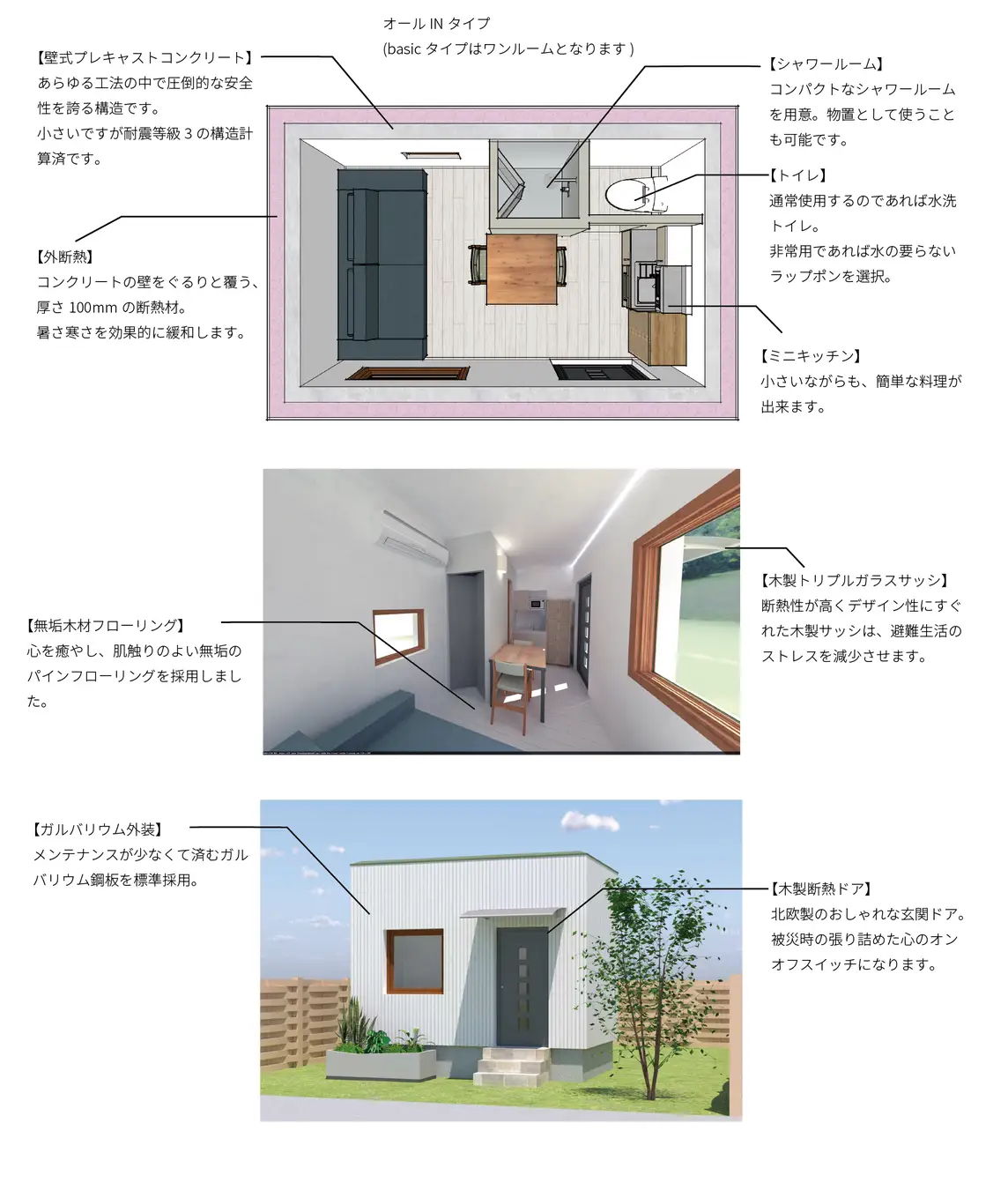 家族の守り箱の平面図