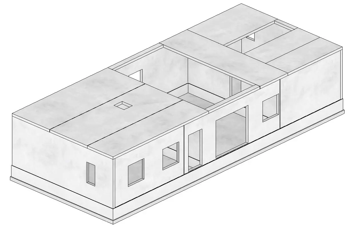 エコキャストのプレキャスト建築