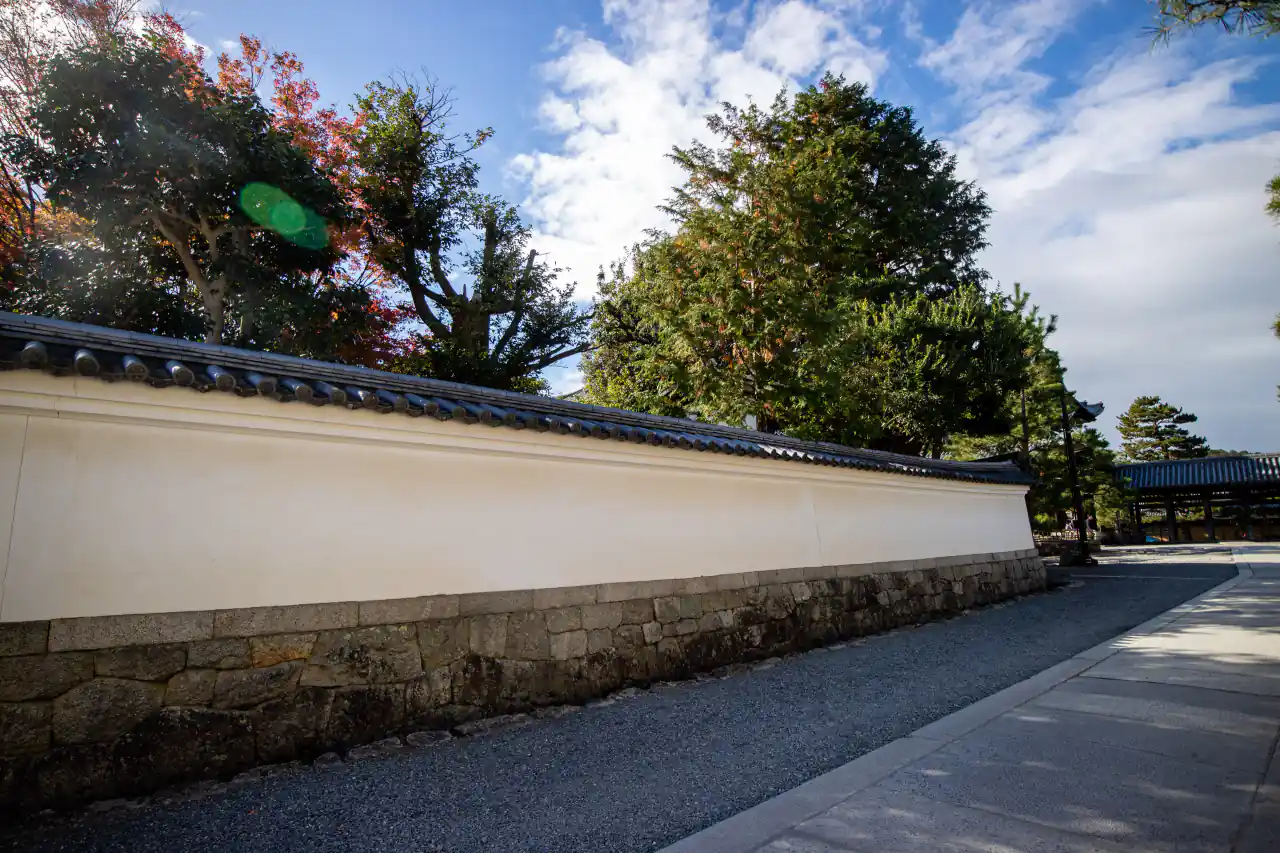 京都寺町の塀