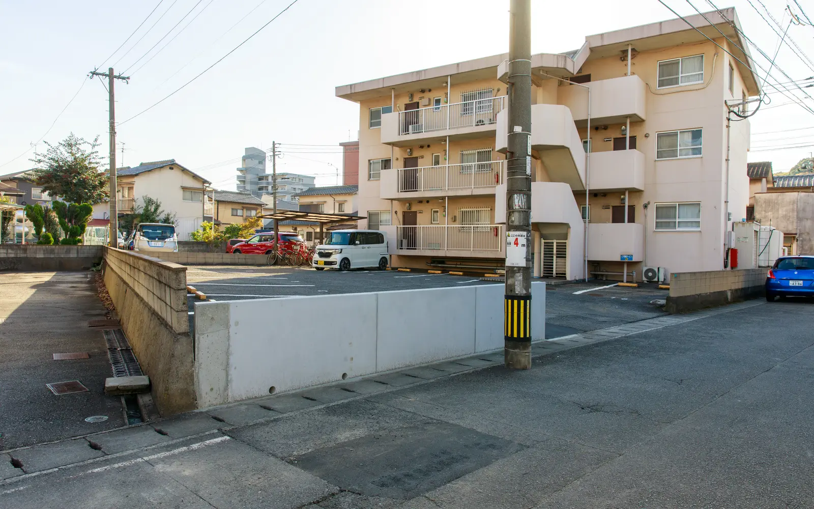 大分市の通学路沿いで老朽ブロック塀を塀のねっこへ改修した記録
