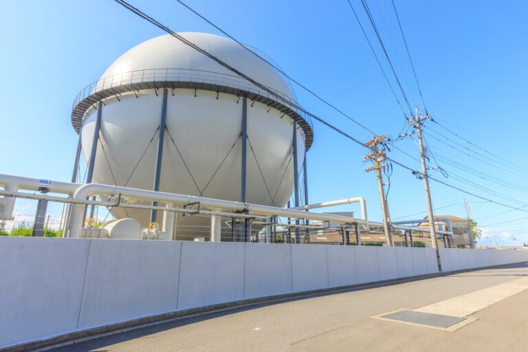 下郡ガス供給所　ブロック塀改修工事