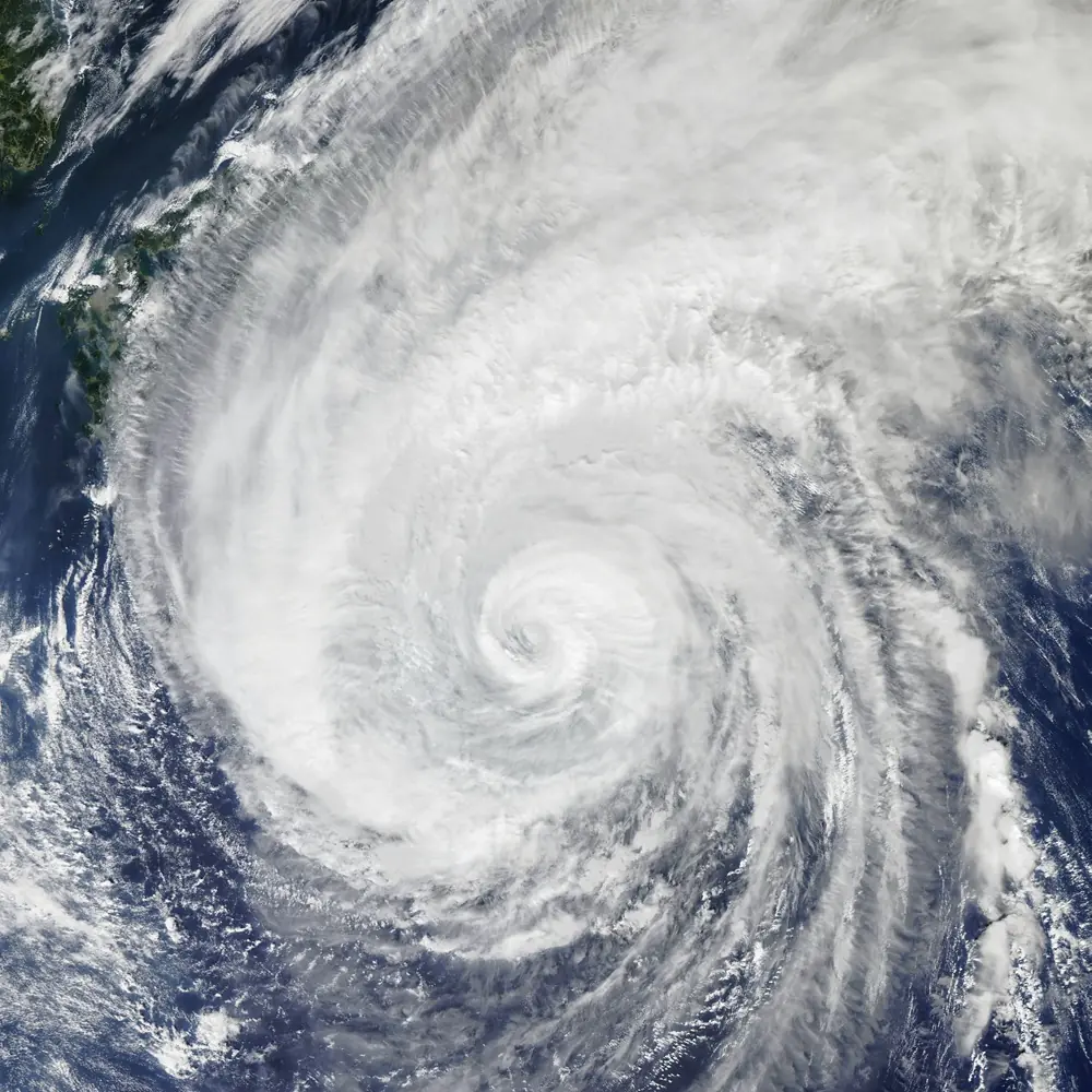 2019年台風19号(NASA衛星画像)