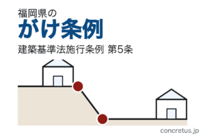 福岡県のがけ条例——崖の近くに建てられるか