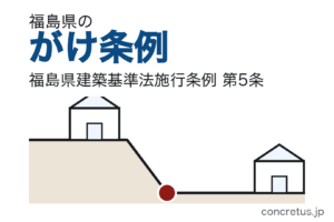 福島県のがけ条例——崖の近くに建てられるか