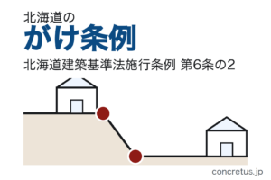 北海道のがけ条例——崖の近くに建てられるか