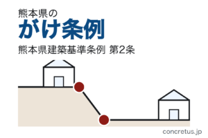 熊本県のがけ条例——崖の近くに建てられるか