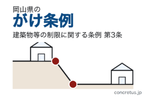 岡山県のがけ条例——崖の近くに建てられるか