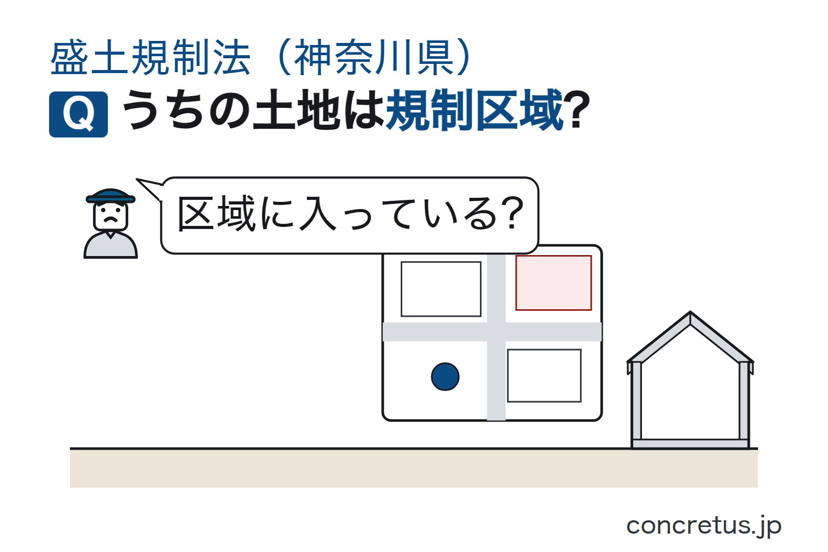 うちの土地は規制区域?