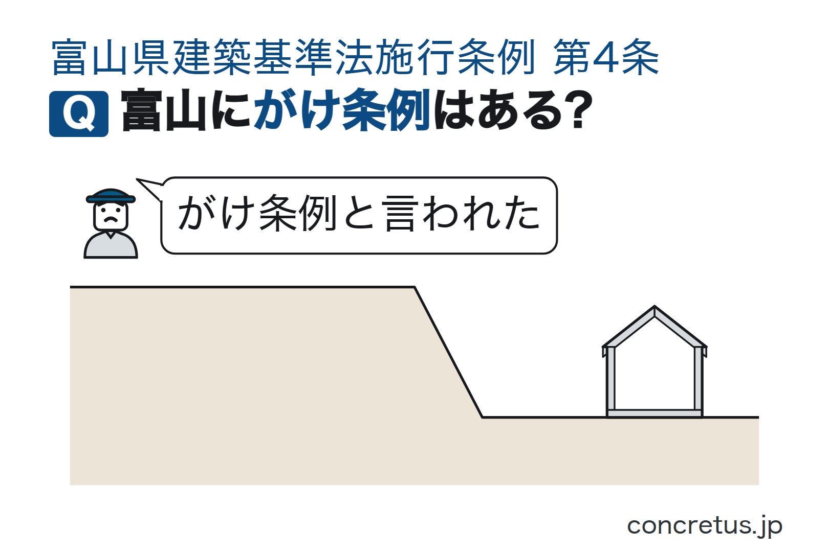 富山にがけ条例はある?