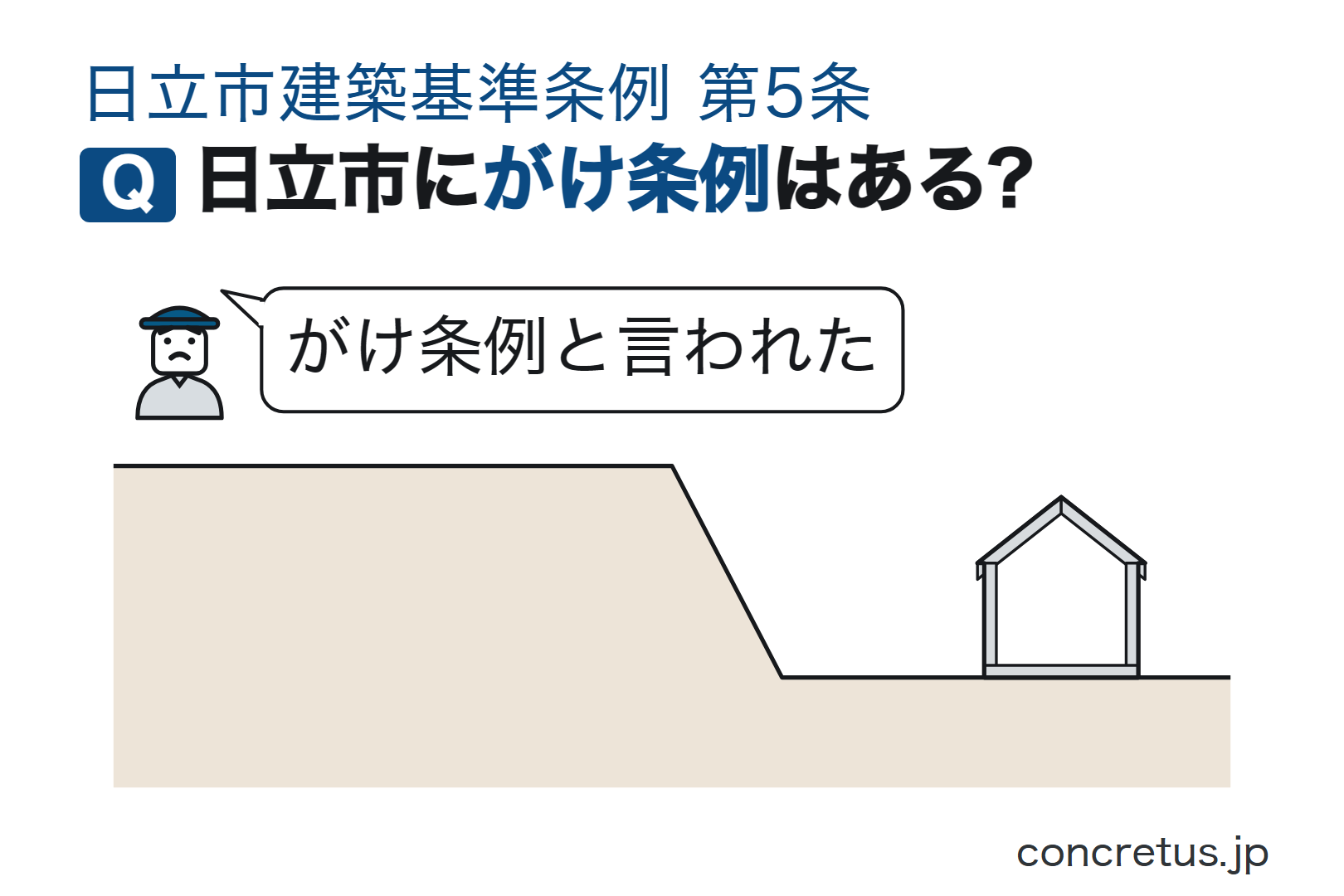 日立市にがけ条例はある?
