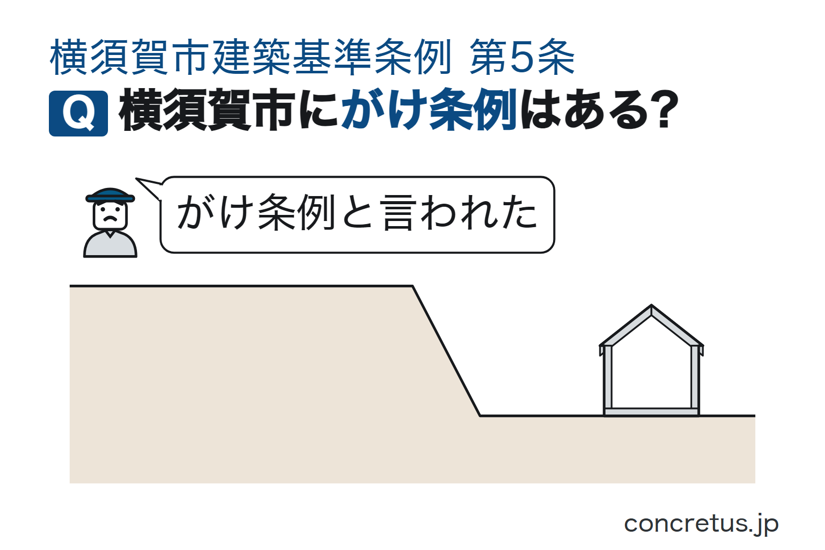 横須賀市にがけ条例はある?