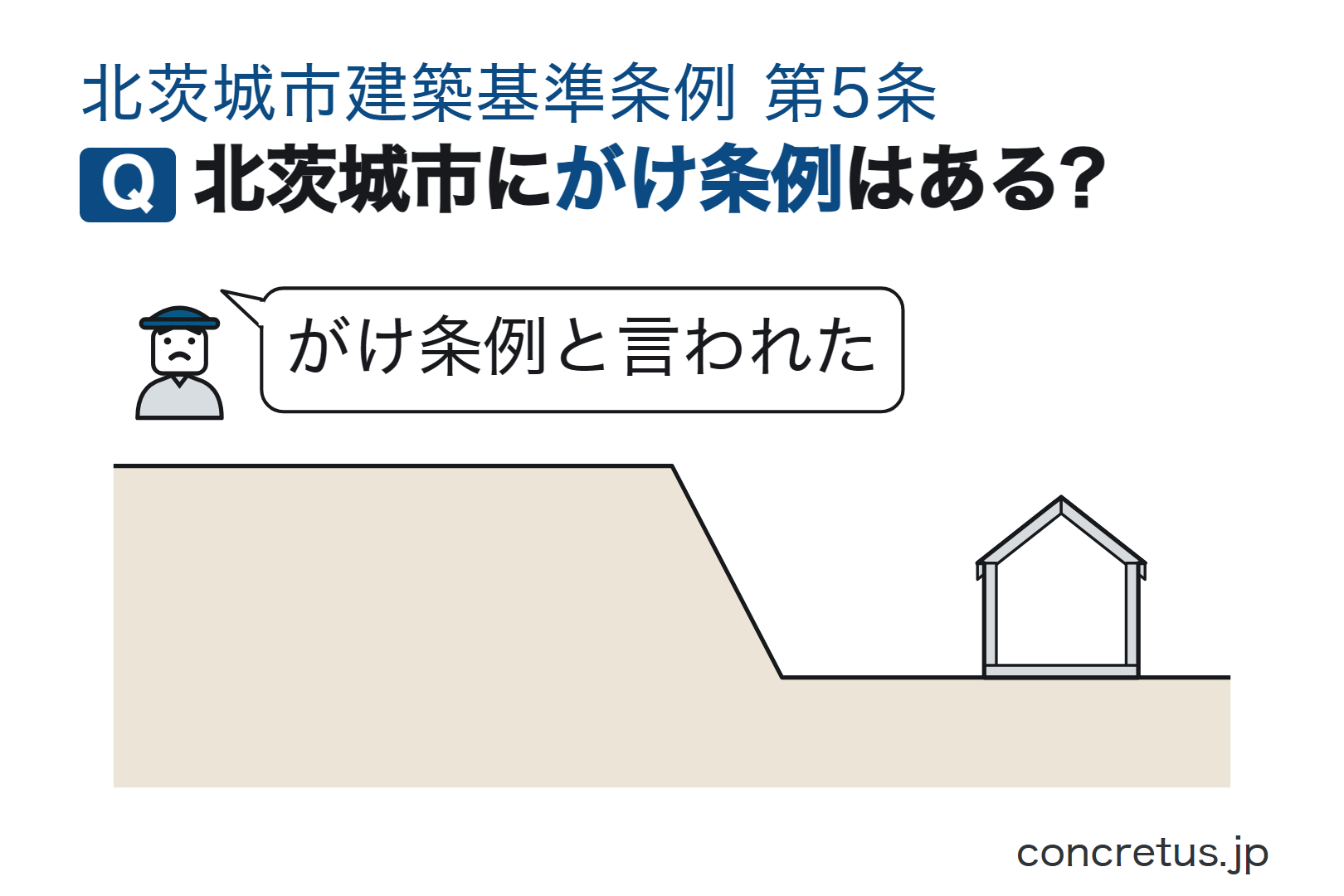 北茨城市にがけ条例はある?