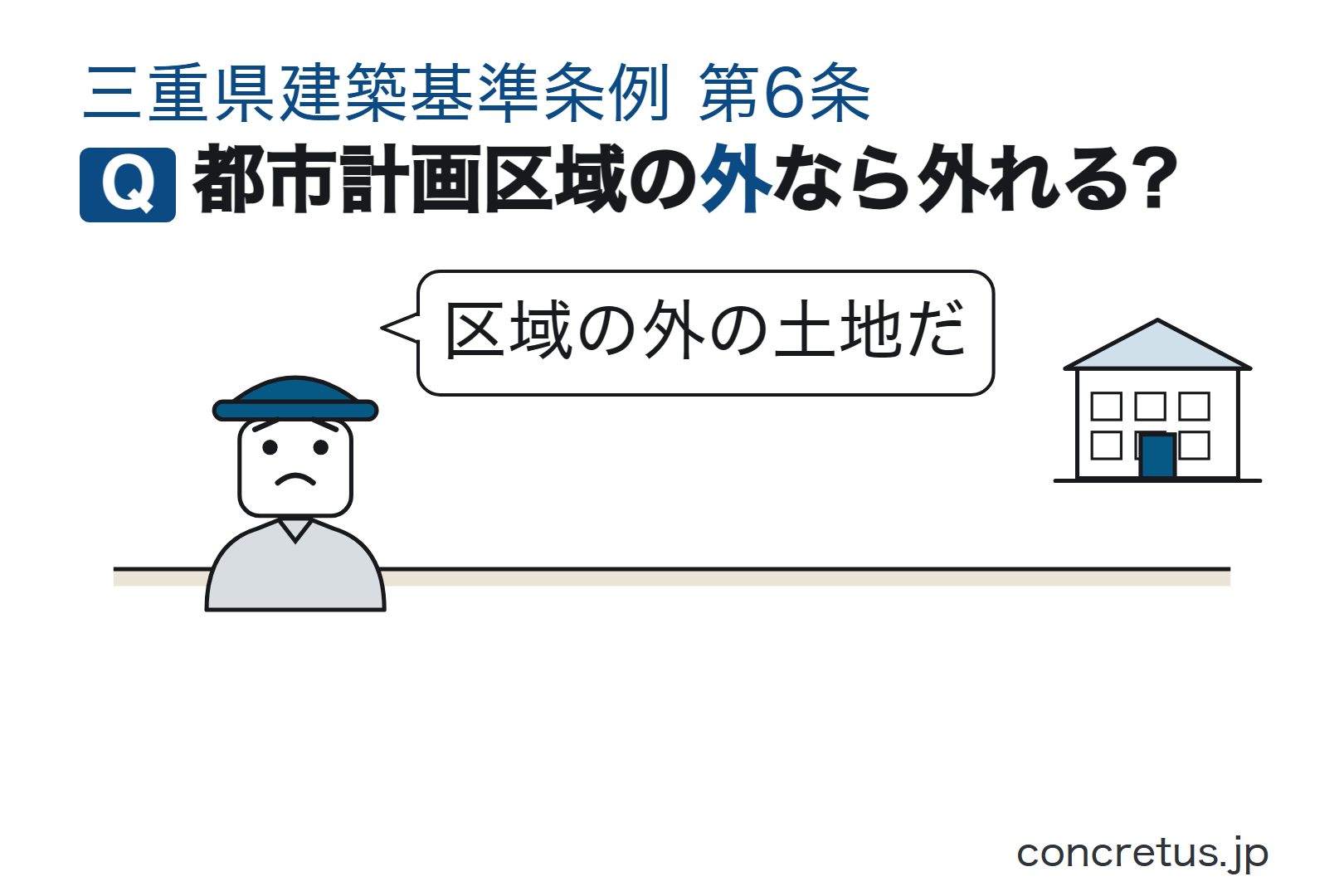 都市計画区域の外なら外れる?