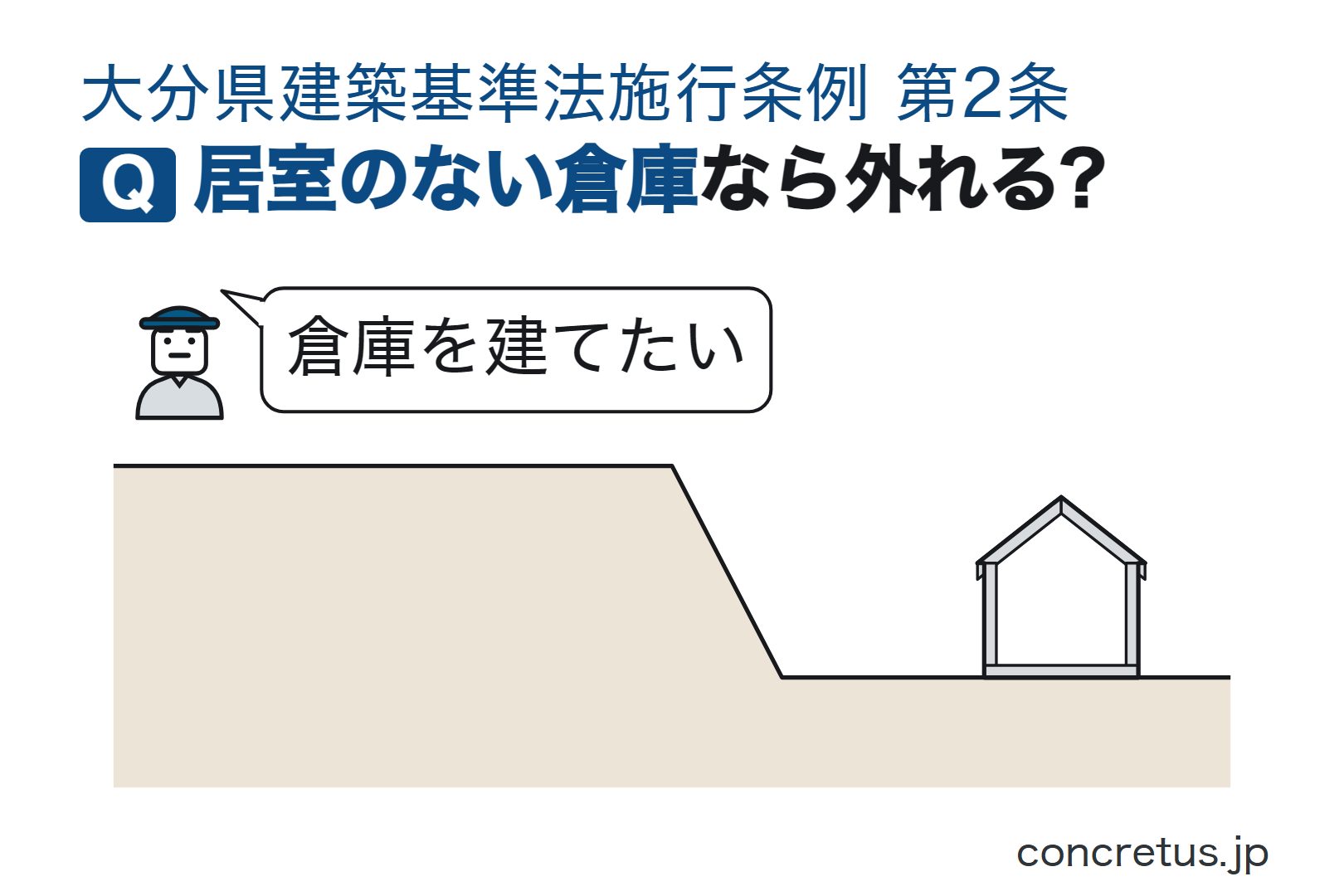 居室のない倉庫なら外れる?
