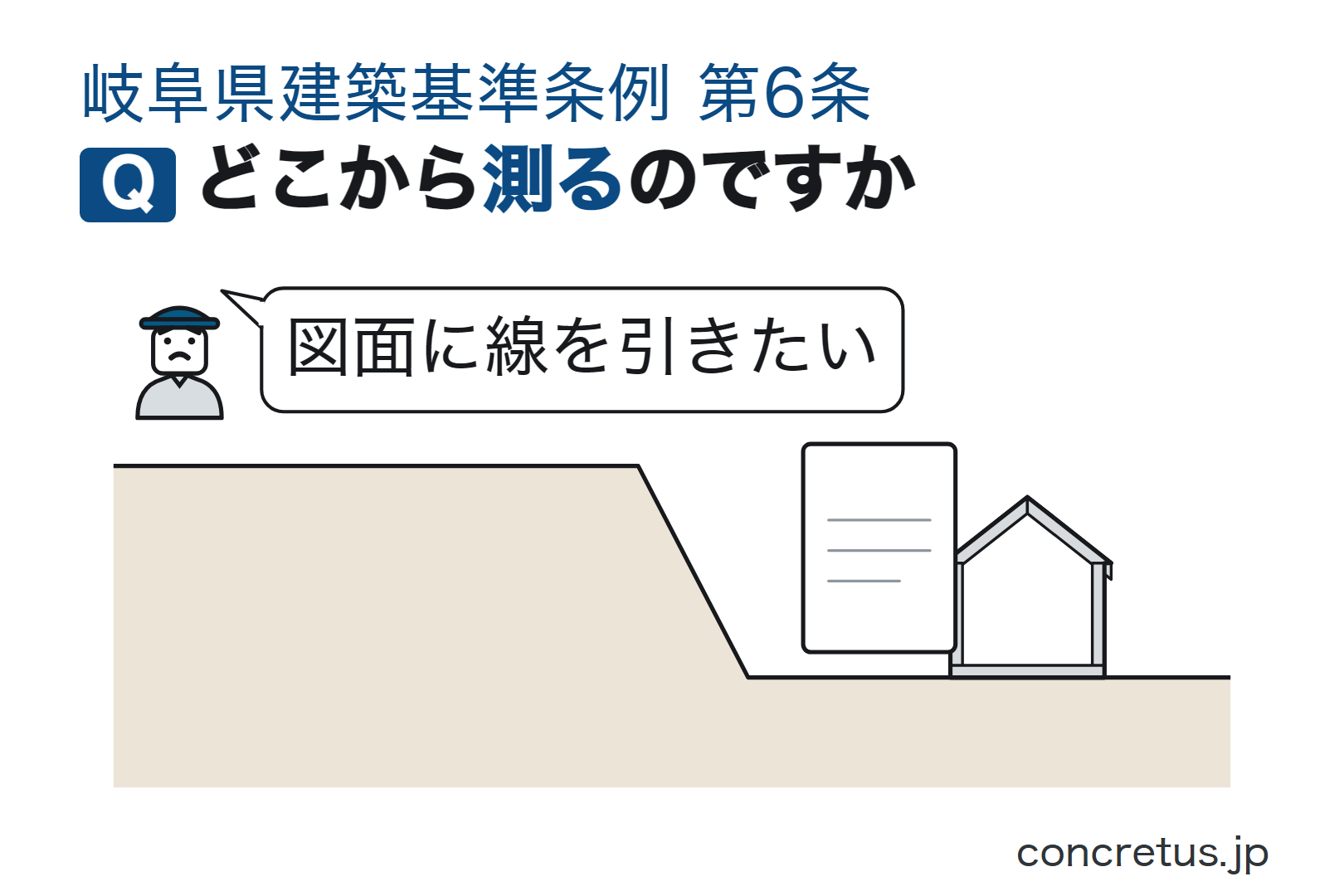 どこから測るのですか