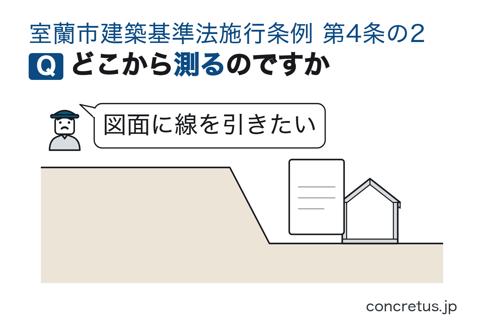 どこから測るのですか