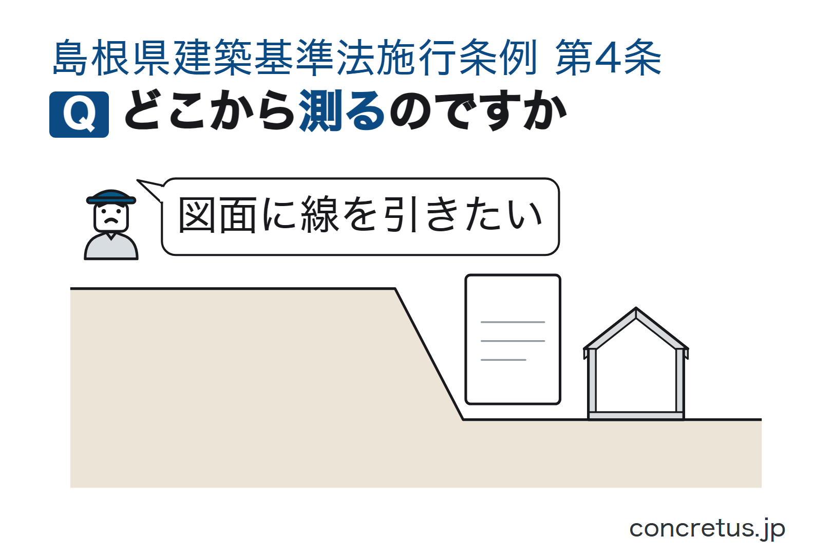 どこから測るのですか