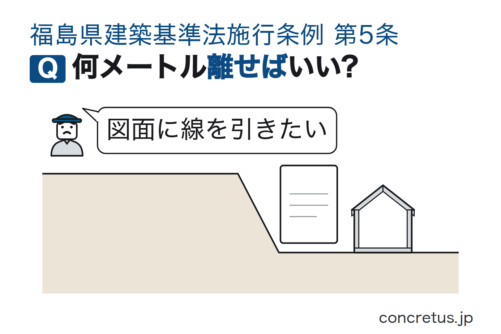 何メートル離せばいい?