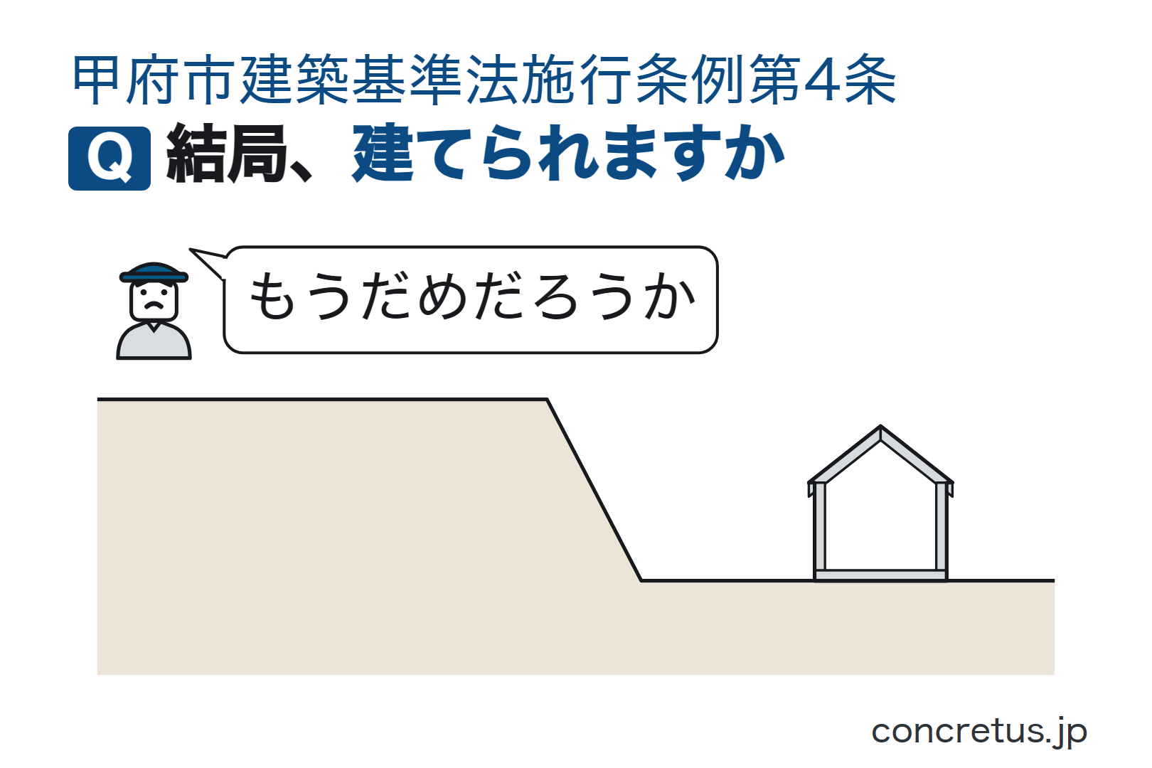 結局、建てられますか