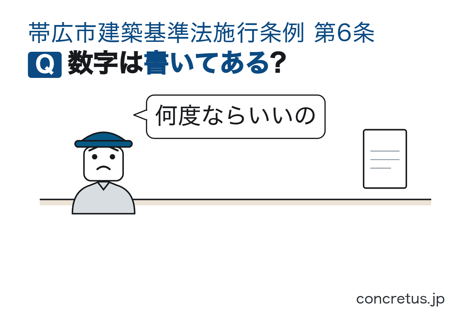 数字は書いてある?