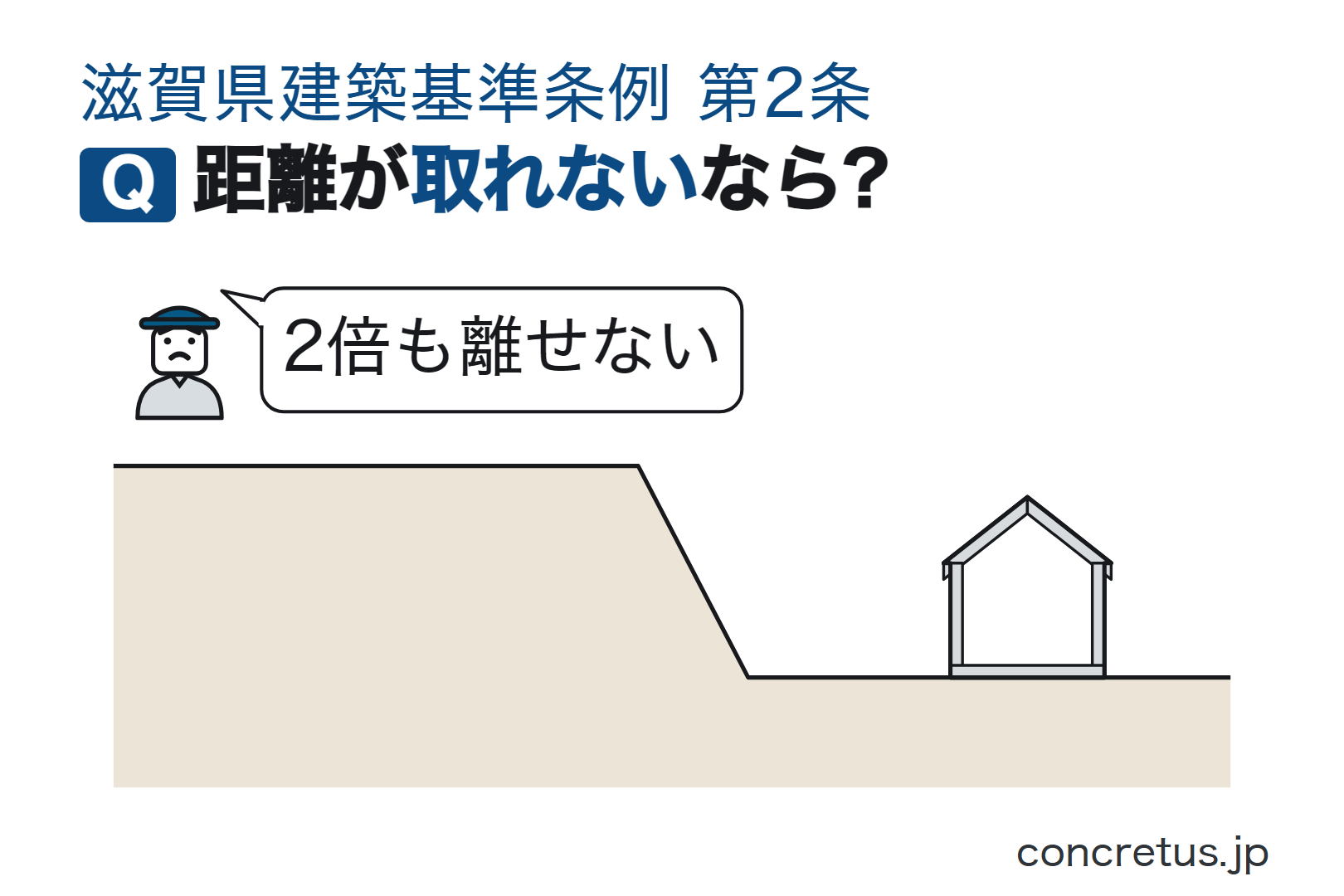 距離が取れないなら?
