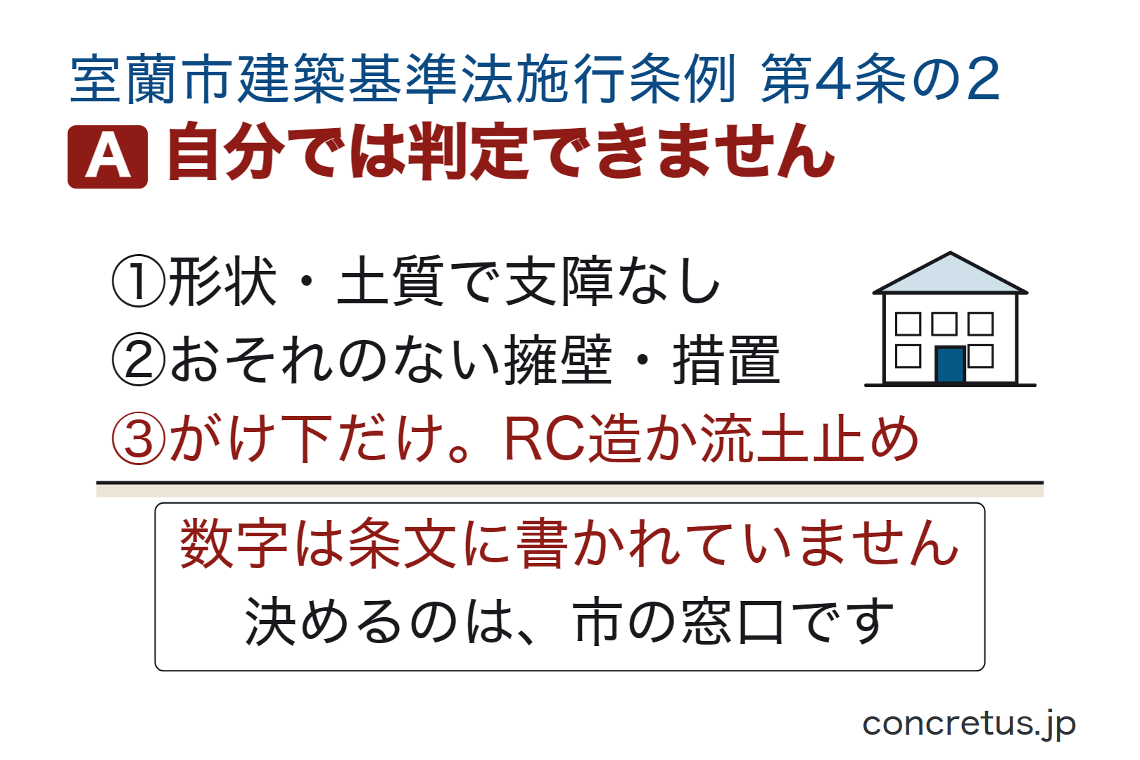 自分では判定できません