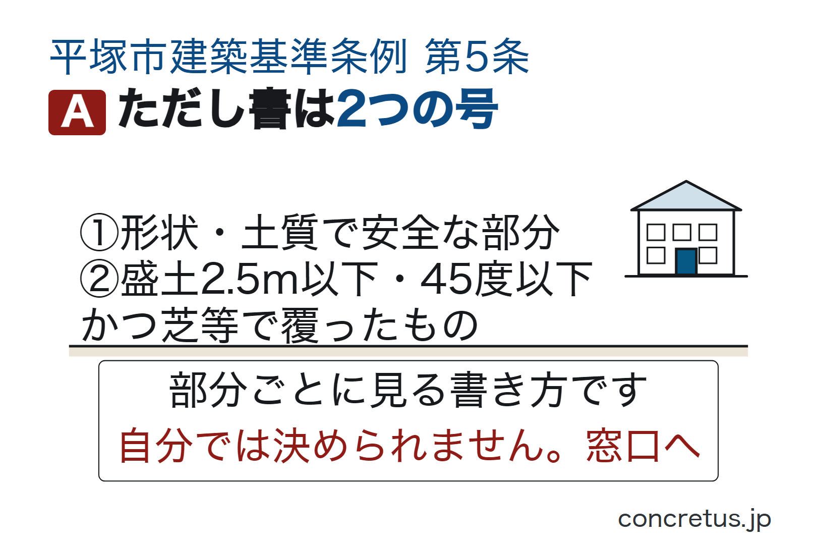 ただし書は2つの号
