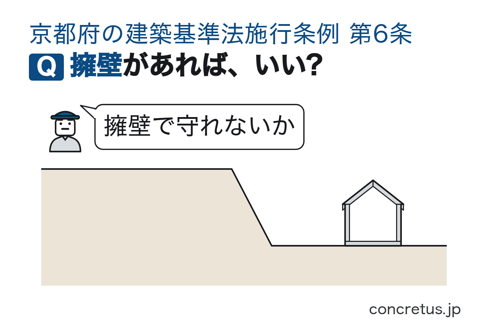 擁壁があれば、いい?