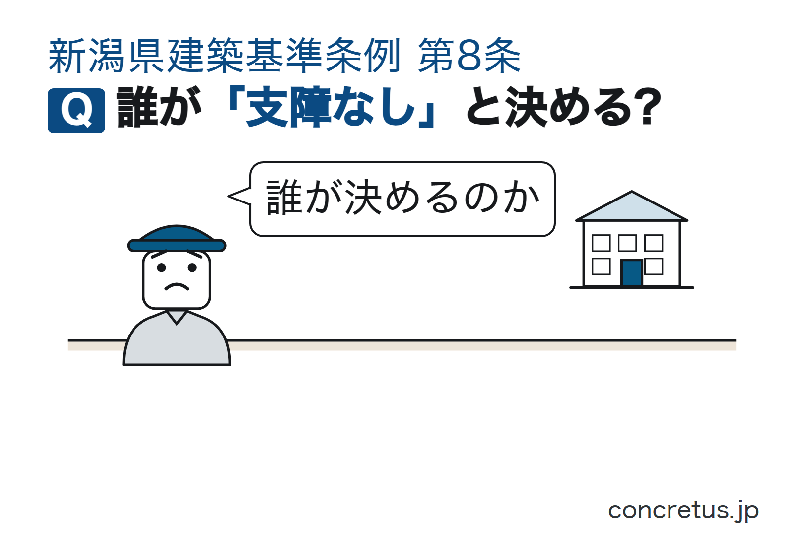 誰が「支障なし」と決める?