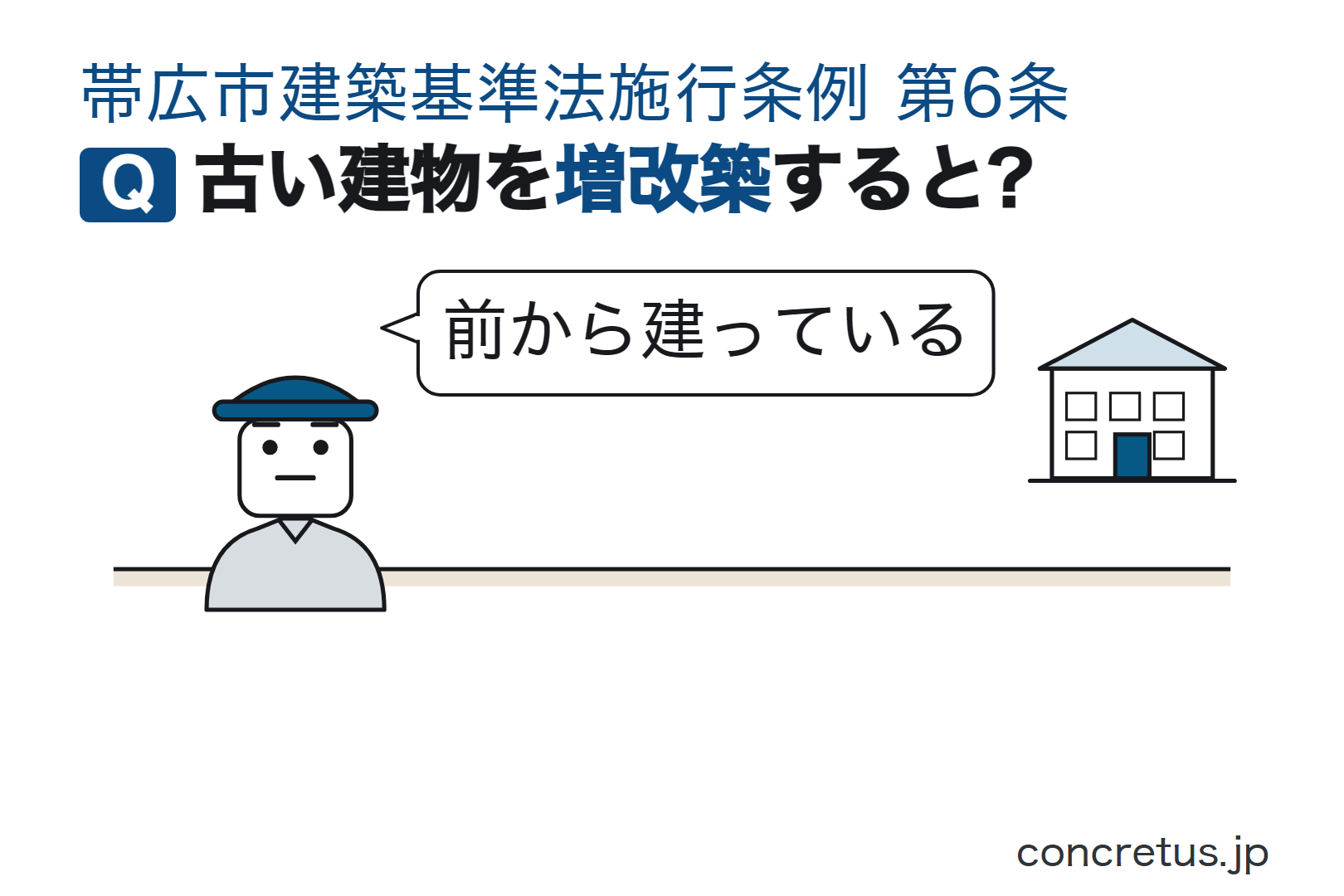 古い建物を増改築すると?