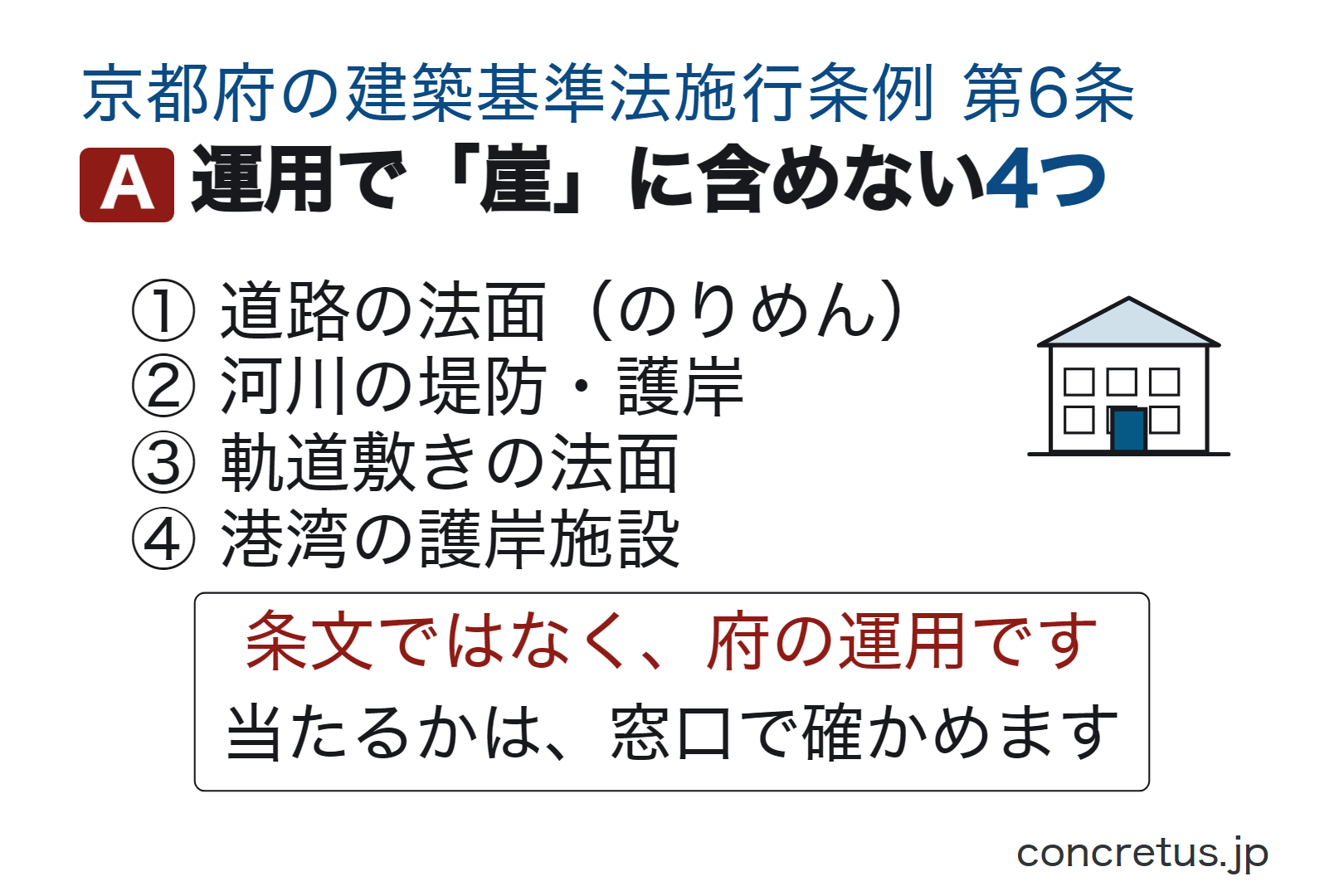 運用で「崖」に含めない4つ