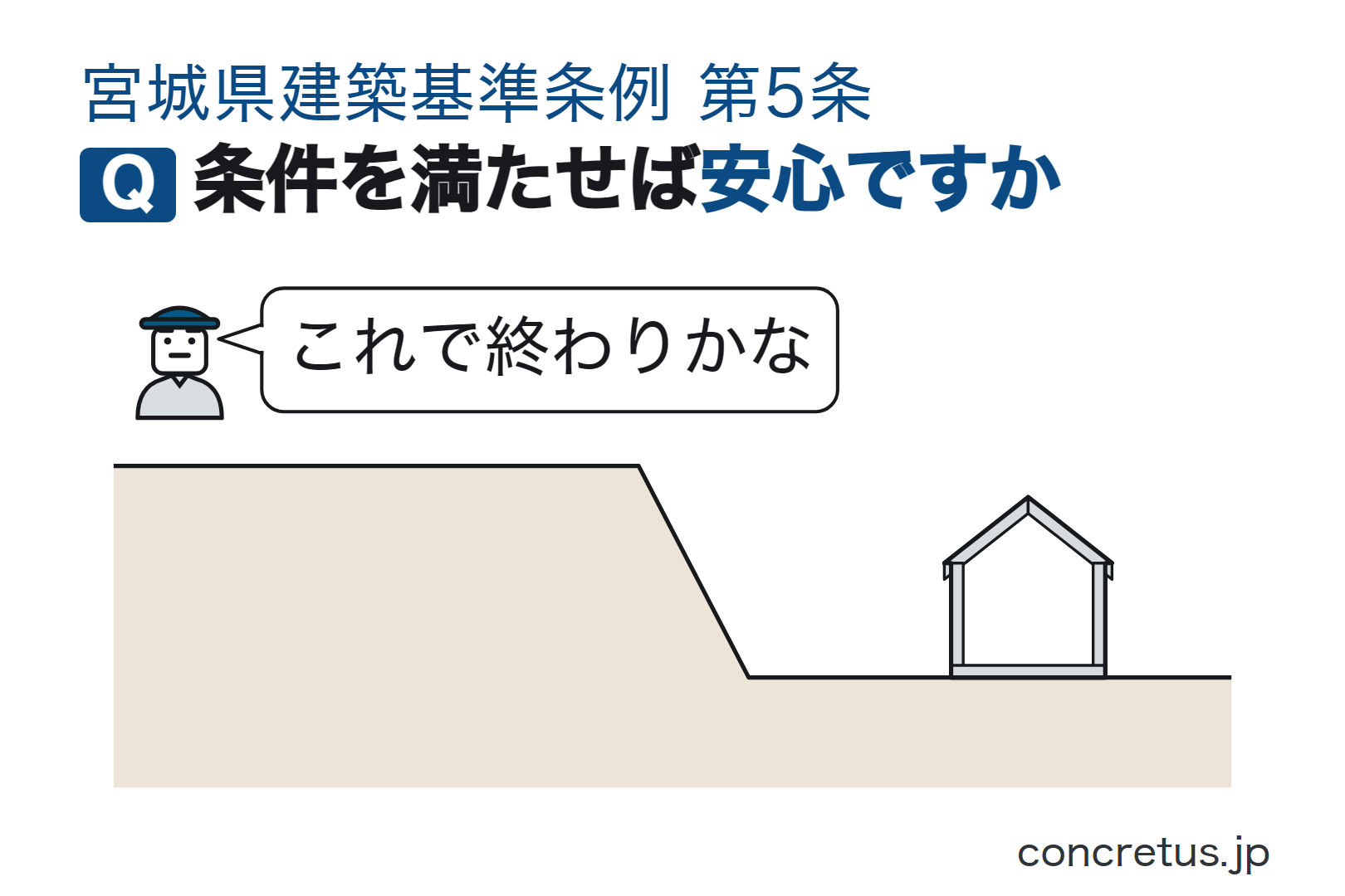 条件を満たせば安心ですか