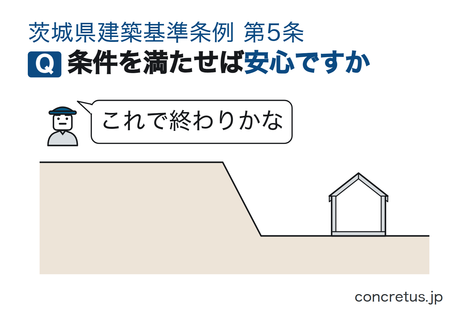 条件を満たせば安心ですか