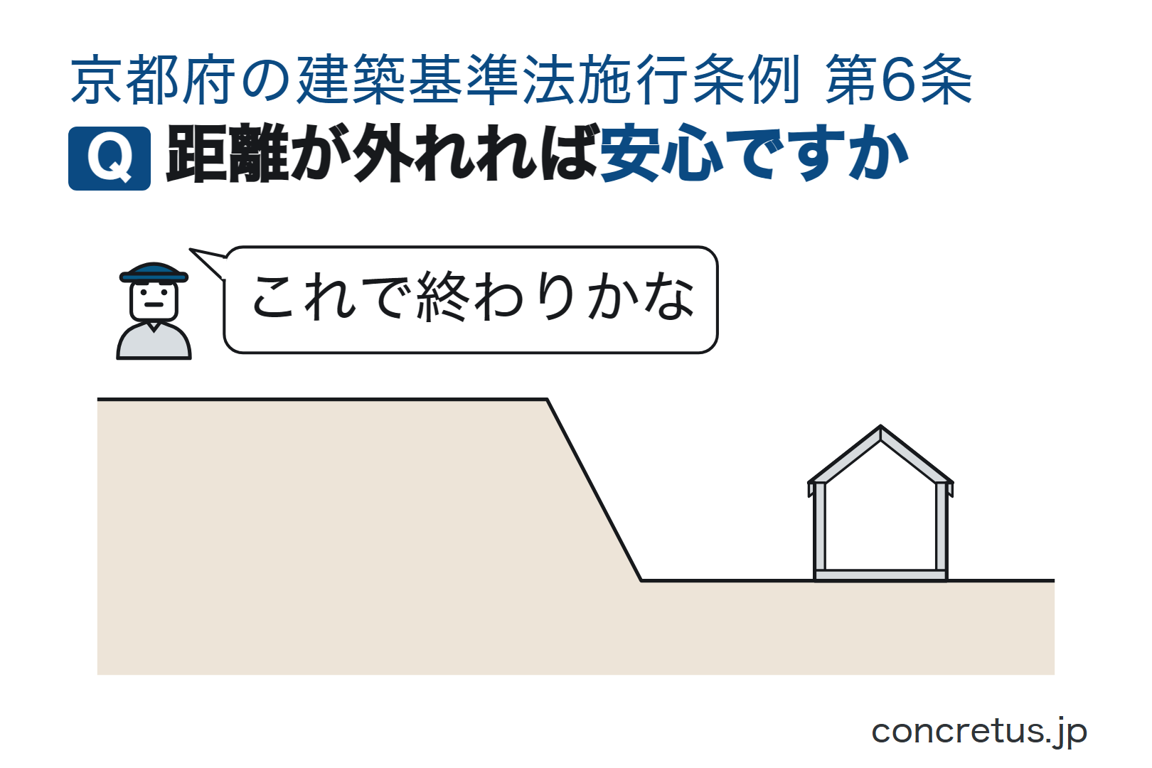 距離が外れれば安心ですか