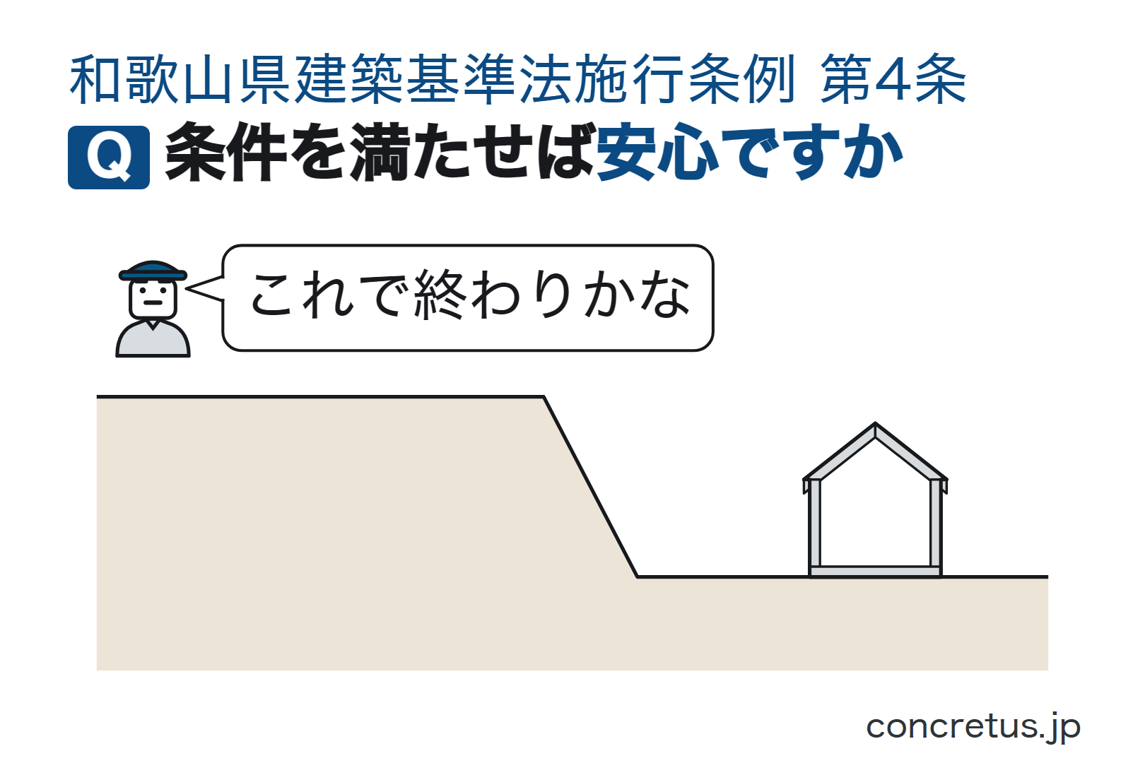 条件を満たせば安心ですか