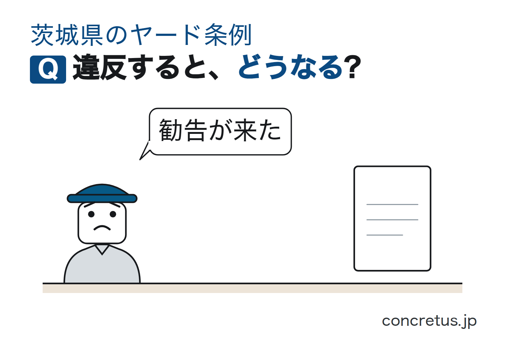 違反すると、どうなる?