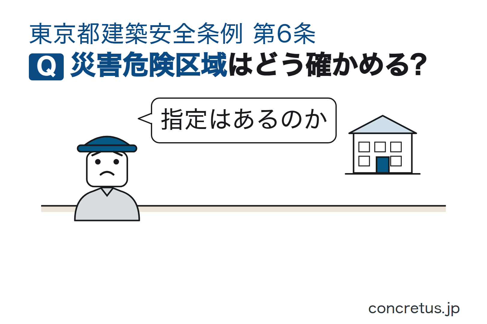災害危険区域はどう確かめる?